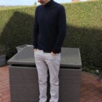 Navy Roll Neck T Shirt From Uniqlo: How To Style