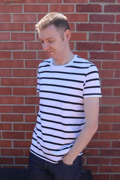 T-Shirt Tuesday – Black And White Nautical Stripes